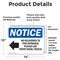 Signmission No Deliveries To This Entrance Sign, Vinyl Decal, 14in W x 10in L, 2PK OS-2PACK-NS-D-1014-L-14475 - alternate 3